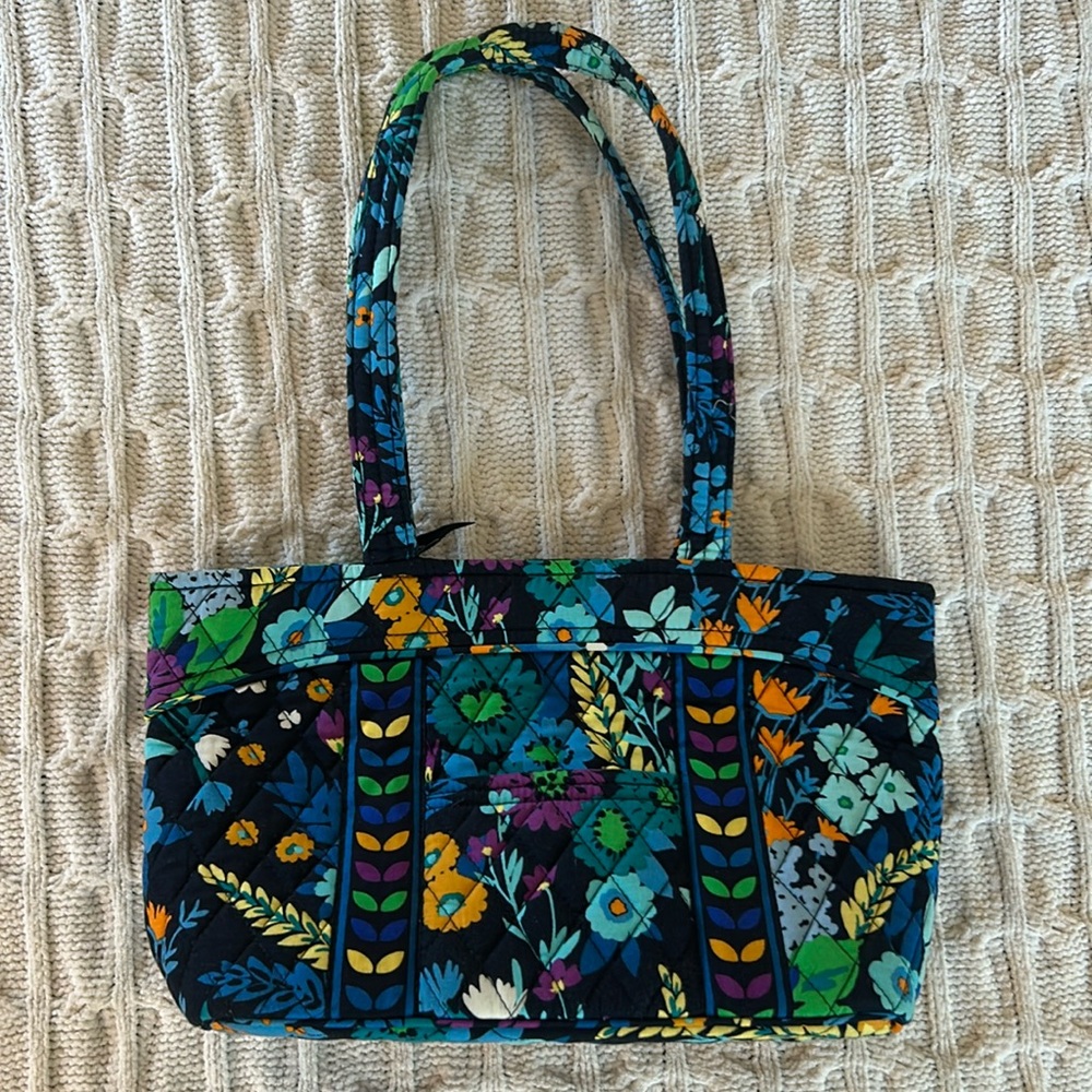 Vera Bradley Mandy Tote - Small Shoulder Bag - Midnight Blues EUC